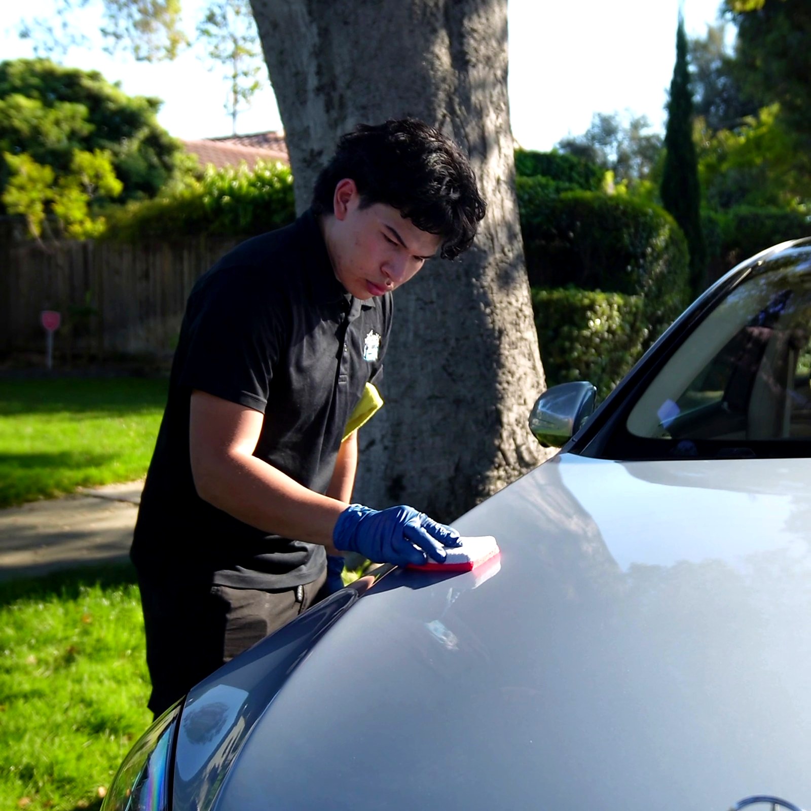 Ceramic coating application
